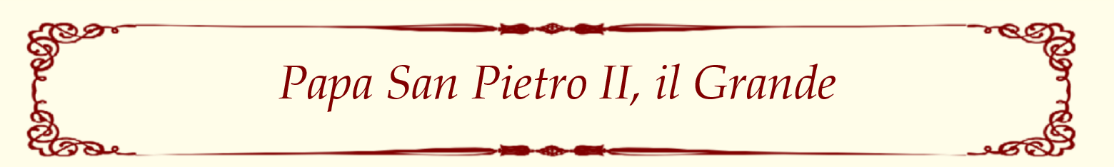 Pope Peter II (Italian)