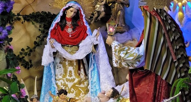 Il Presepe nella Basilica Cattedrale della Nostra Madre Incoronata di Palmar.