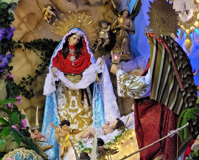 Il Presepe nella Basilica Cattedrale della Nostra Madre Incoronata di Palmar.