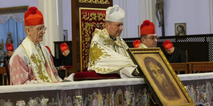 31 dicembre 2022. Il Volto Santo di Nostro Signore Gesù Cristo, venerato nella Basilica Cattedrale della Nostra Madre Incoronata di Palmar.